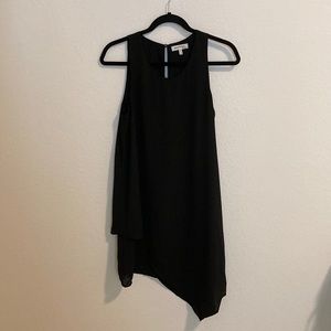 Monteau Sleeveless Black Dress